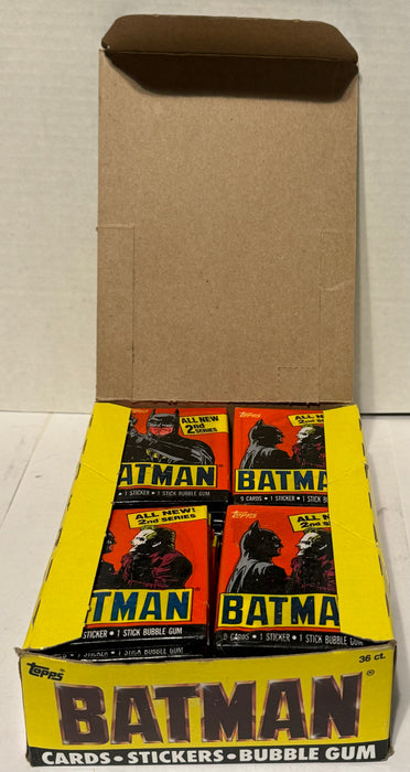 Batman Movie Series 2 Vintage Trading Wax Card Box 36 Packs Topps 1989   - TvMovieCards.com