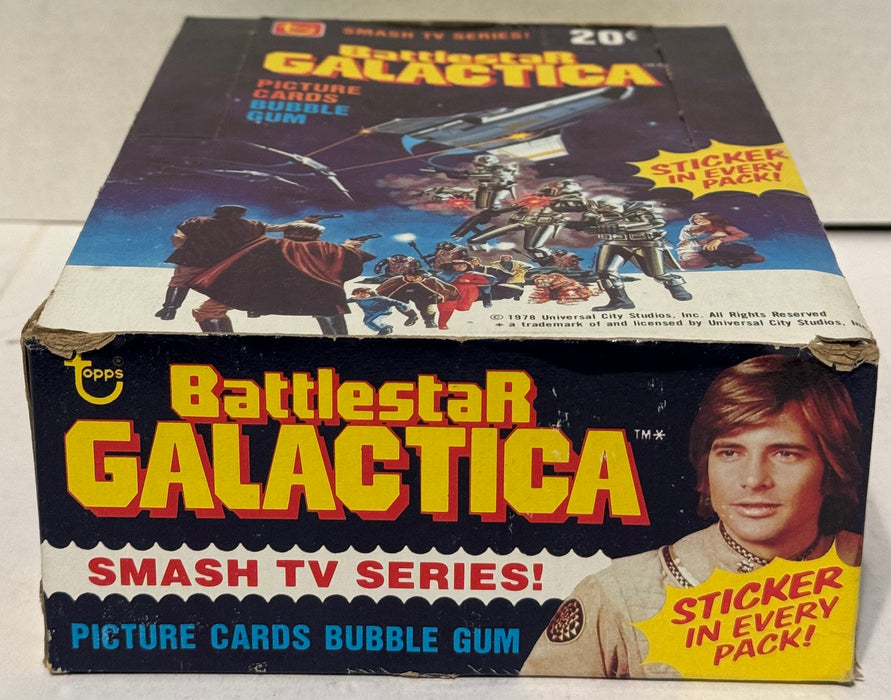 1978 Battlestar Galactica Vintage FULL 36 Pack Trading Card Box Topps   - TvMovieCards.com