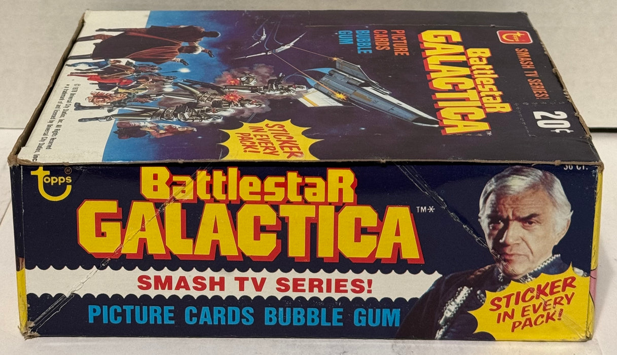 1978 Battlestar Galactica Vintage FULL 36 Pack Trading Card Box Topps   - TvMovieCards.com