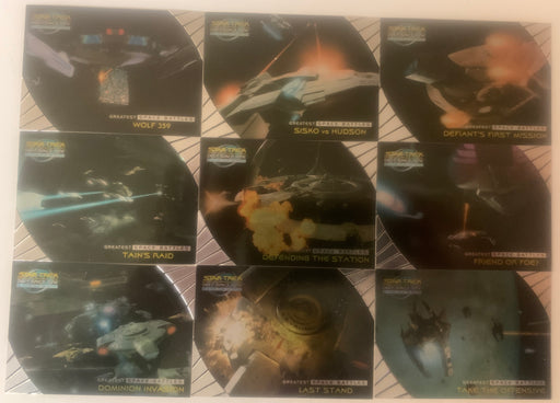 Star Trek DS9 Memories Greatest Space Battles Chase Card Set SB1 - BS9   - TvMovieCards.com
