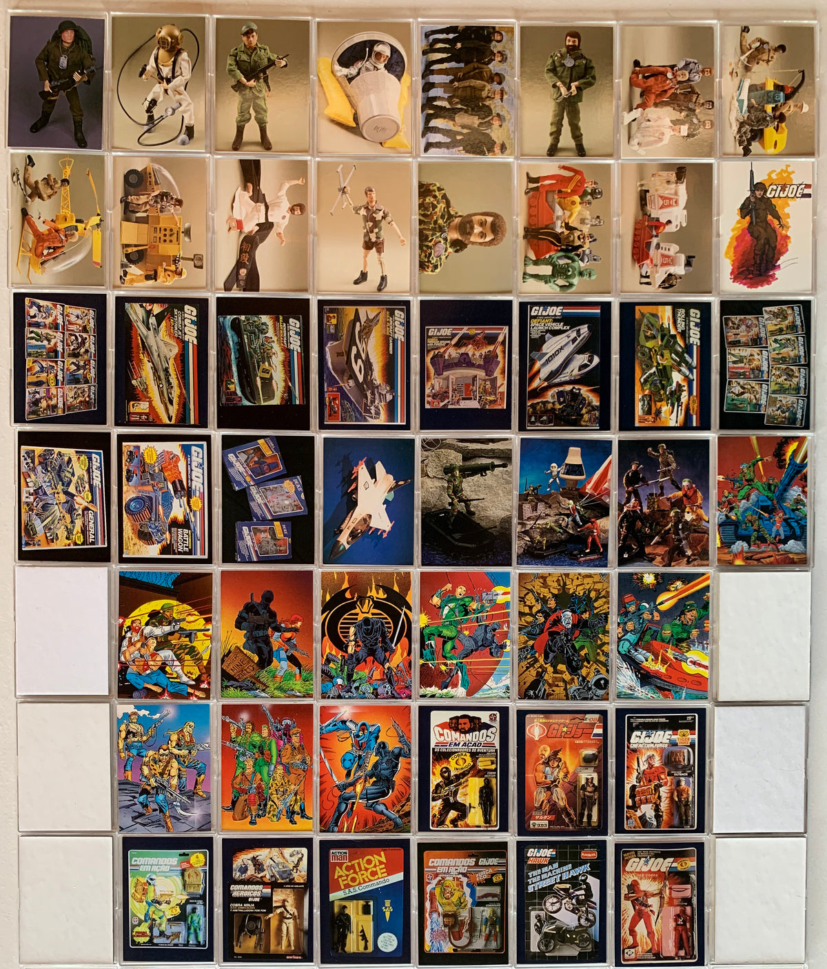 G.I. Joe 30th Salute Base Trading Card Set 90 Cards Comic Images 1994 ...