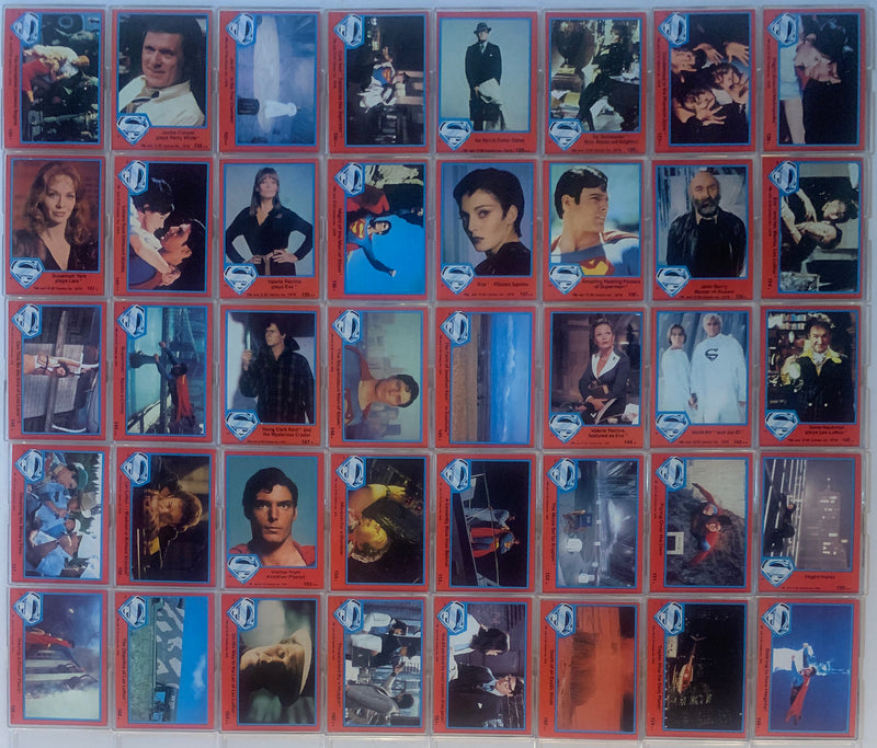 Superman Movie One Series 2 Red Base Card Set 88 Cards Topps 1978 #78 - #165 - TvMovieCards.com
