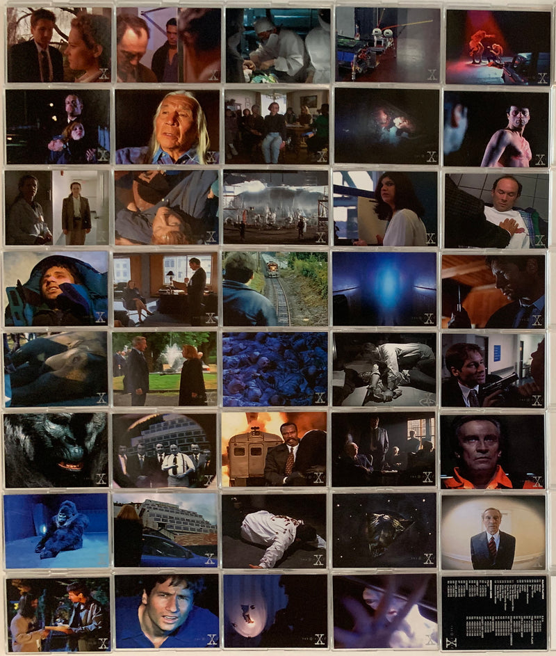 X-Files Contact Base Trading Card Set 90 Cards Intrepid 1997   - TvMovieCards.com