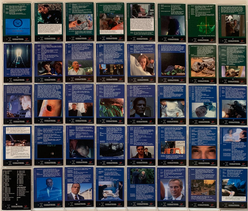 X-Files Contact Base Trading Card Set 90 Cards Intrepid 1997   - TvMovieCards.com