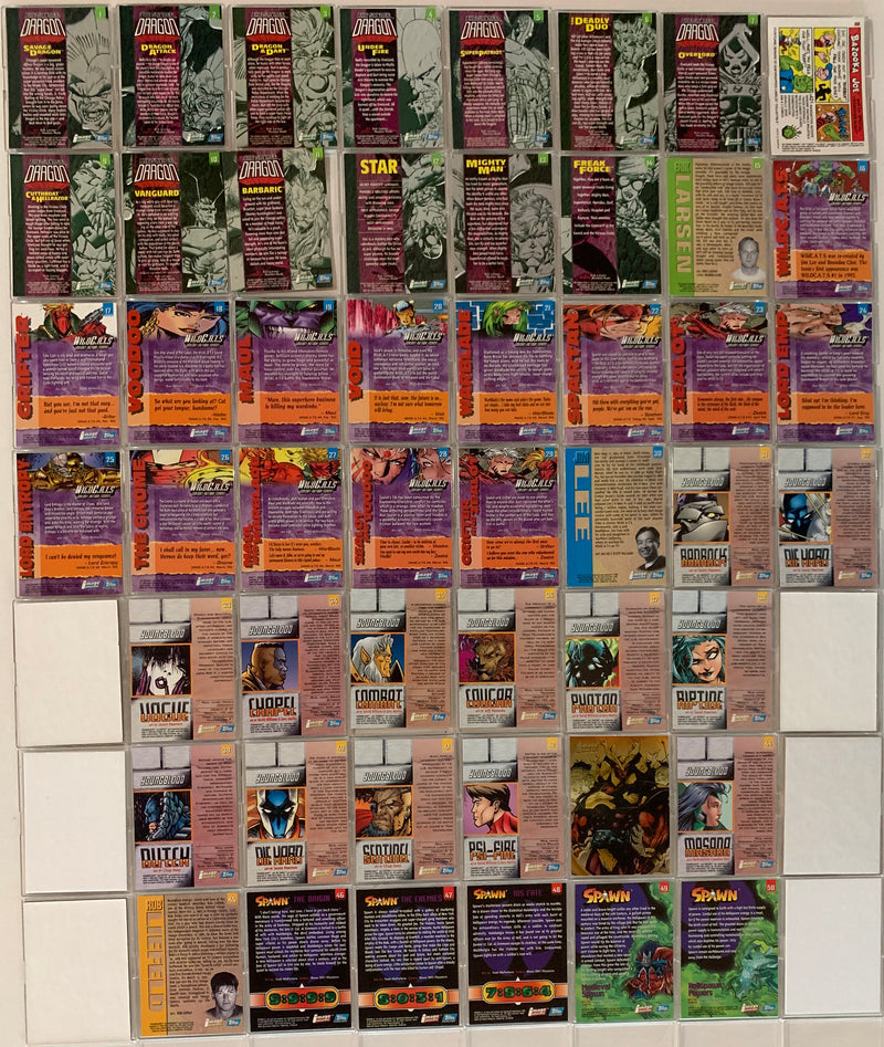 Image Universe Founders Series Chromium Base Trading Card Set (90) Topps   - TvMovieCards.com