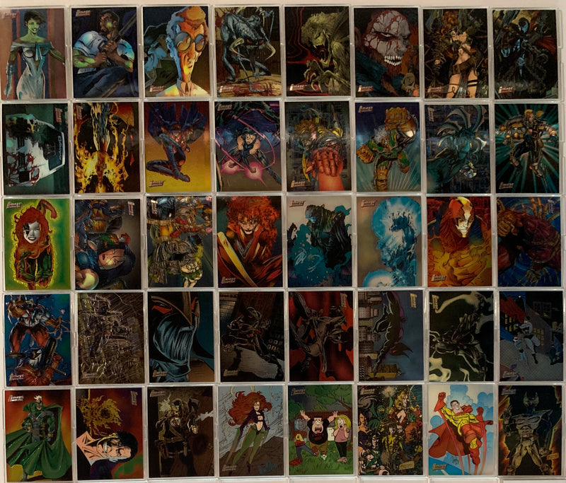 Image Universe Founders Series Chromium Base Trading Card Set (90) Topps   - TvMovieCards.com