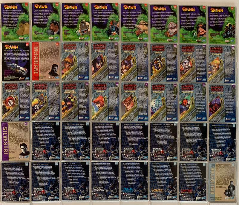 Image Universe Founders Series Chromium Base Trading Card Set (90) Topps   - TvMovieCards.com