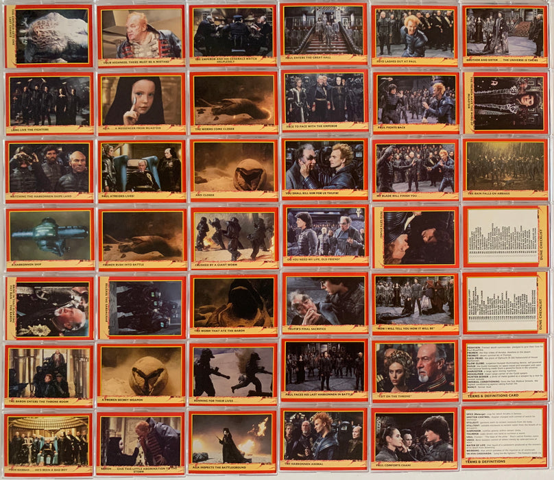Dune Movie Vintage Base Card Set 132 cards Fleer 1984   - TvMovieCards.com