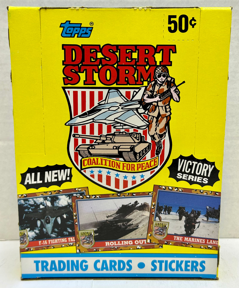 1991 Desert Storm 2nd Series Victory Trading Card Box 36 Packs Topps 1991 Desert Storm 2nd Series Victory Trading Card Box 36 Packs Topps
