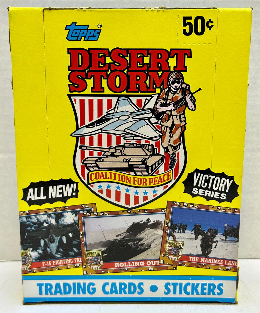 1991 Desert Storm 2nd Series Victory Trading Card Box 36 Packs