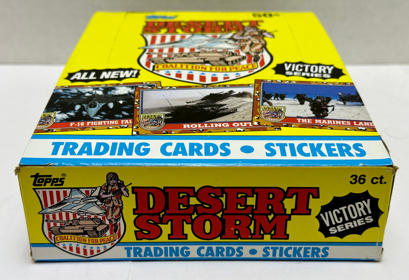 1991 Desert Storm 2nd Series Victory Trading Card Box 36 Packs Topps   - TvMovieCards.com