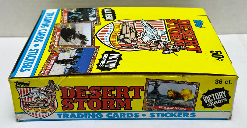 Desert Storm Victory Wax Box (1991 Topps) (Reed Buy)
