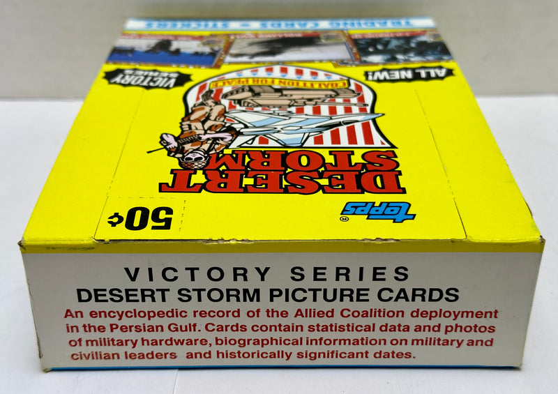 1991 Desert Storm 2nd Series Victory Trading Card Box 36 Packs Topps   - TvMovieCards.com