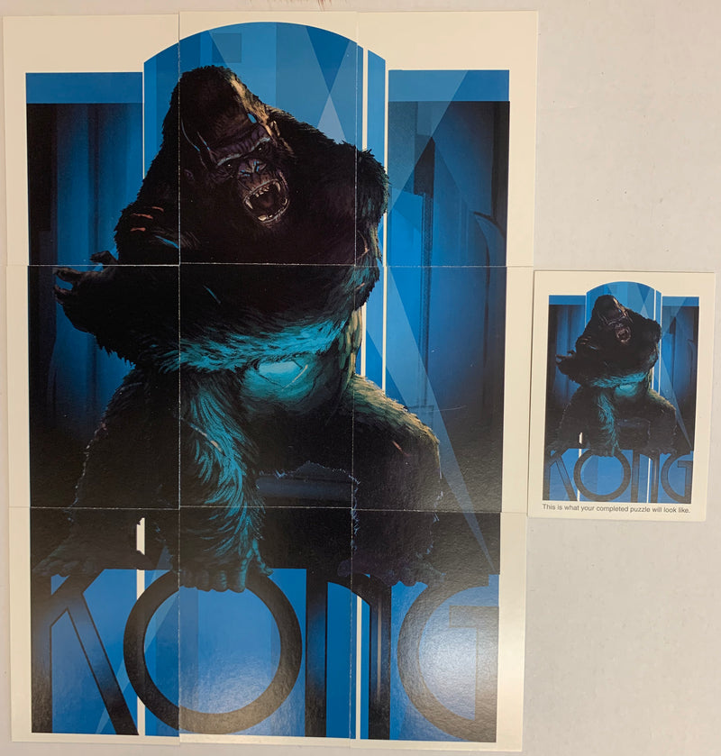 King Kong 8th Wonder of World Sticker Puzzle Chase Card Set 10 stickers Topps 20 - TvMovieCards.com