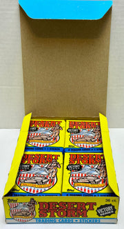 1991 Desert Storm 2nd Series Victory Trading Card Box 36 Packs Topps   - TvMovieCards.com