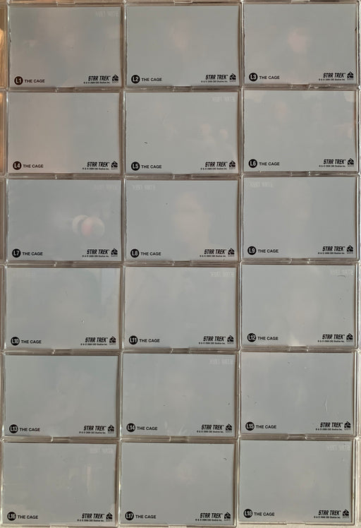 Star Trek TOS 40th Anniversary S3 Cage In Motion Chase Card Set 18 Lenticular L1 - TvMovieCards.com