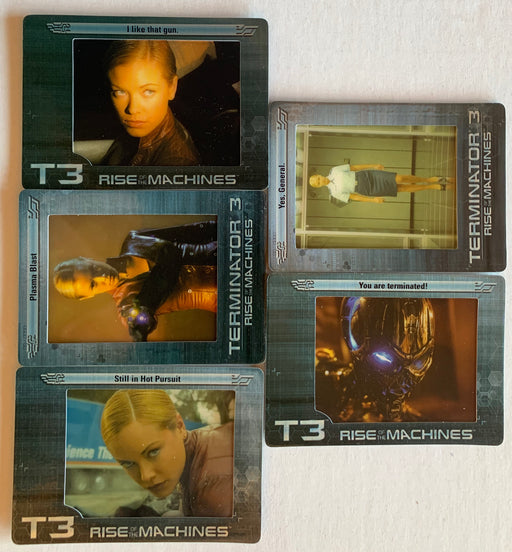 Terminator 3 T3 Film Cell Filmcardz Rare T-X Chase Card Set T-X1 - T-X5   - TvMovieCards.com