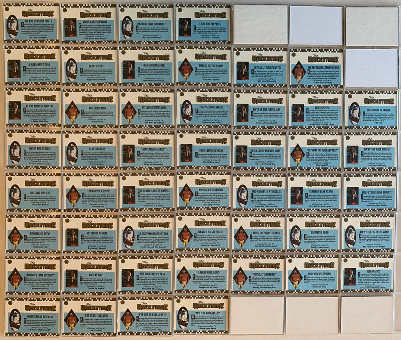 Rocketeer Movie Base Card Set 99 Cards / 11 Stickers Topps 1991   - TvMovieCards.com