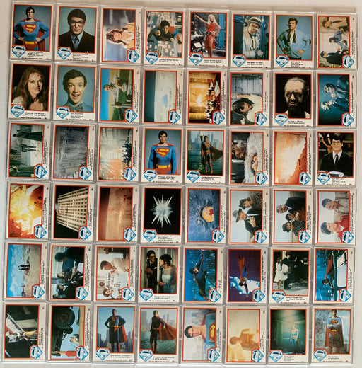 Superman Movie One Series 1 Vintage Base Card Set 132 Cards O-Pee-Chee 1978 1 - 132   - TvMovieCards.com
