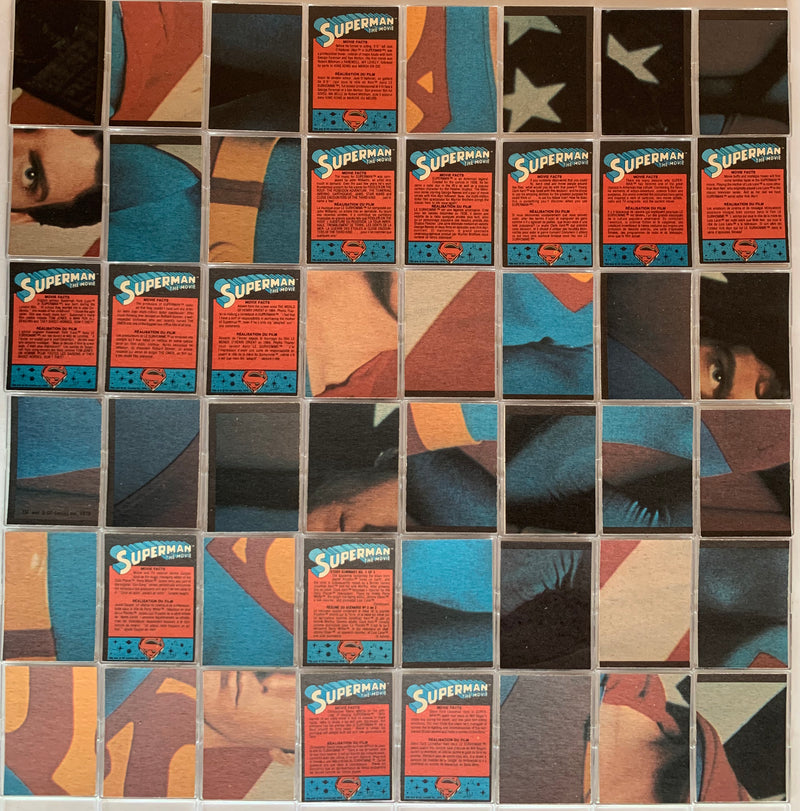 Superman Movie One Series 1 Vintage Base Card Set 132 Cards O-Pee-Chee 1978 1 -   - TvMovieCards.com