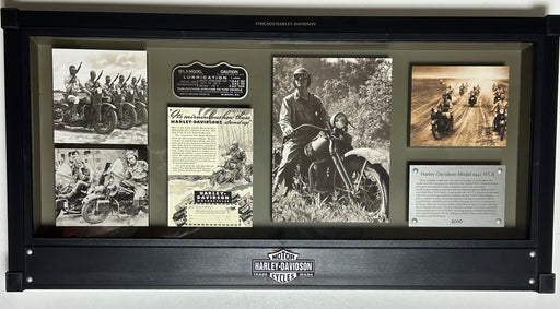 2010 Harley Davidson Military Archive Collection 1942 WLA Shadowbox Display   - TvMovieCards.com