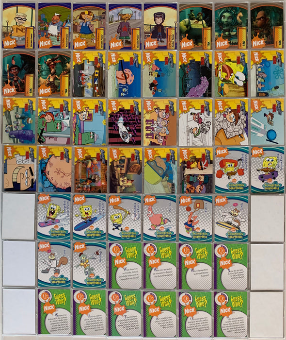Nicktoons Tv Cartoon Show Card Set 130 includes 30 3d Lenticular Cards Upper Deck 2004   - TvMovieCards.com