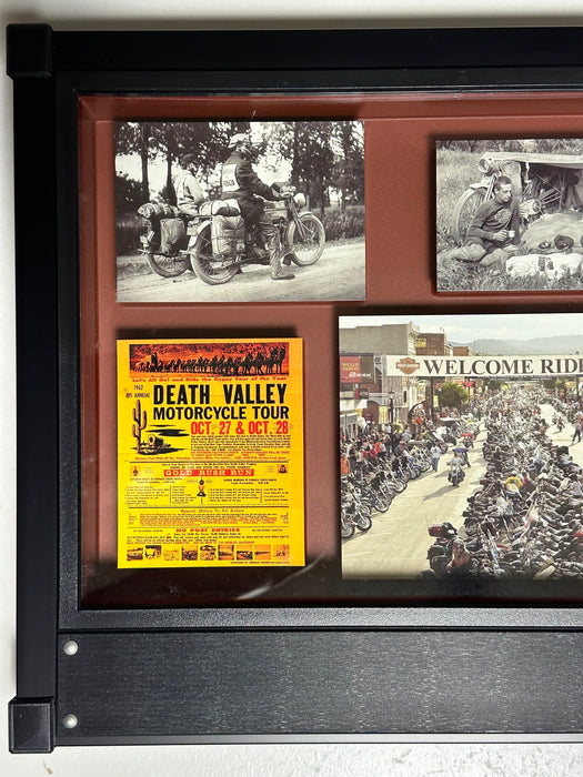 2011 Harley Davidson Freedom of the Open Road Archive Collection Shadowbox Display   - TvMovieCards.com