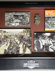 2011 Harley Davidson Freedom of the Open Road Archive Collection Shadowbox Displ - TvMovieCards.com