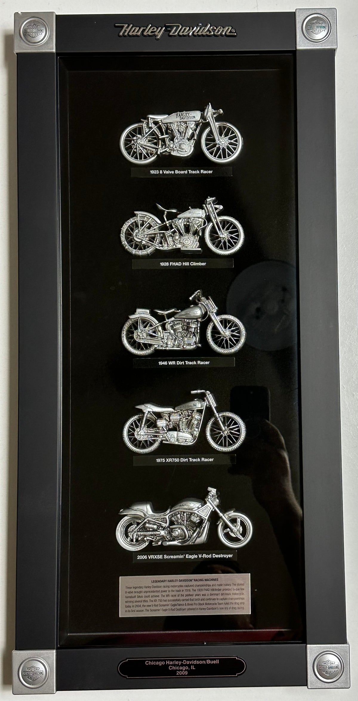 2009 Harley-Davidson shops Heritage Holiday Collection Set Legendary Racing Machines