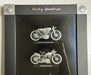 2009 Harley Davidson Motorcycle Racing Machines Pewter Shadowbox Display Set   - TvMovieCards.com