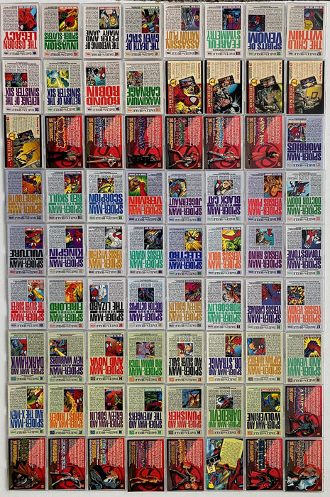 Amazing Spider-Man Comic  Base Card Set  150 Cards 1994 Fleer   - TvMovieCards.com