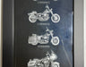 2008 Harley Davidson Motorcycles of the 1990s Pewter Shadowbox Display Set   - TvMovieCards.com