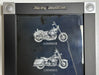 2008 Harley Davidson Motorcycles of the 1990s Pewter Shadowbox Display Set   - TvMovieCards.com