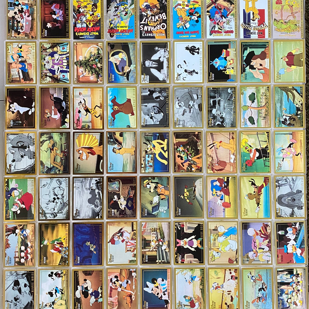 Disney Premium Base Trading Card Set 80 Cards Skybox 1995