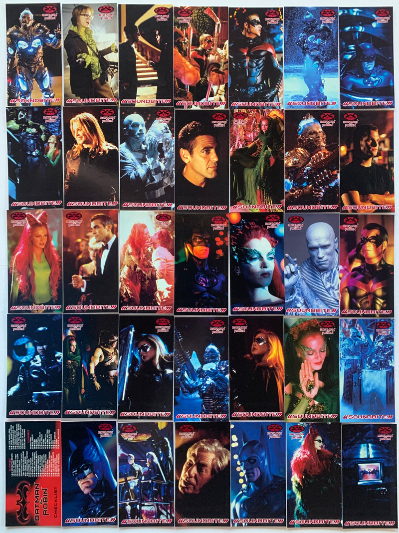 Batman & Robin Widevision Base Trading Card Set 70 Cards Skybox 1997   - TvMovieCards.com