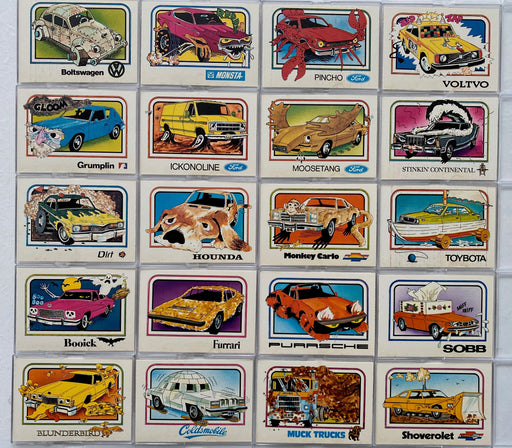 Copy of Crazy Cars 1976 Wonder Bread Vintage Card Set 20 Cards   - TvMovieCards.com