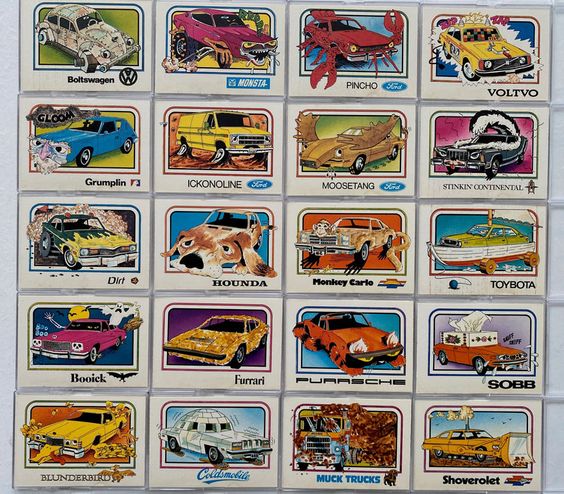 Crazy Cars 1976 Wonder Bread Vintage Card Set 20 Cards   - TvMovieCards.com