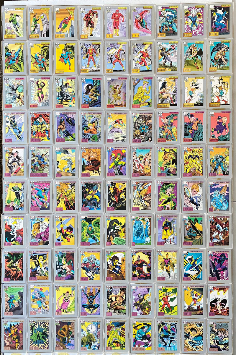 DC Cosmic Base Trading Card Set 180 Cards Impel 1992 DC Comics —  TvMovieCards.com