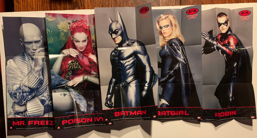 Batman & Robin Widevision Mini Poster Chase Card Set 5 Posters  Skybox 1997   - TvMovieCards.com