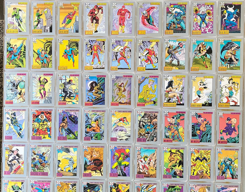DC Cosmic Base Trading Card Set 180 Cards Impel 1992 DC Comics   - TvMovieCards.com