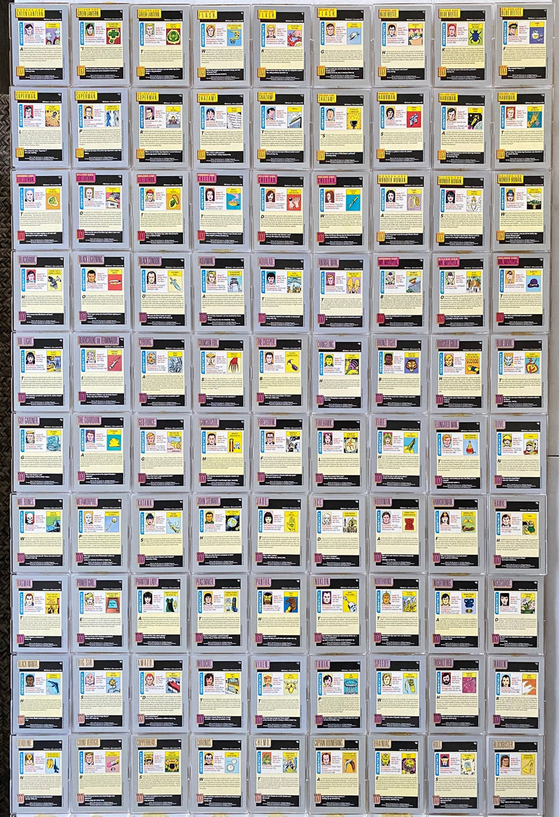 DC Cosmic Base Trading Card Set 180 Cards Impel 1992 DC Comics   - TvMovieCards.com