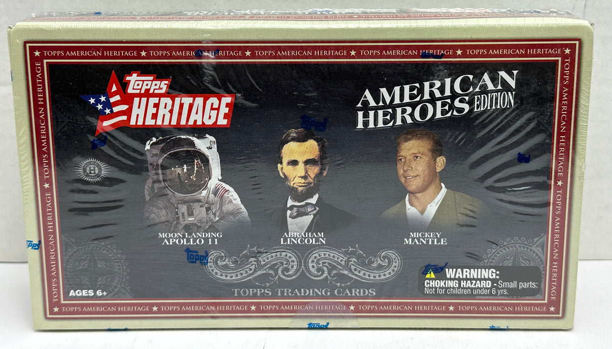 2009 American Heritage Heroes Edition Trading Card Hobby Box 24 Packs Topps   - TvMovieCards.com
