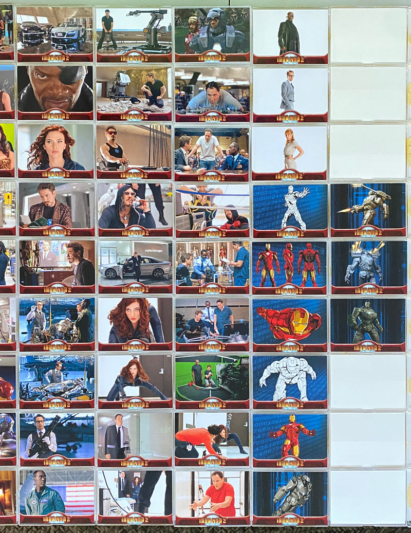 Iron Man Movie 2 Upper Deck Trading Base Card Set 75 Cards 2010   - TvMovieCards.com