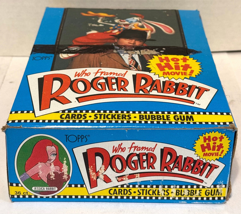 Roger Rabbit (Who Framed) Movie Vintage Bubble Gum Card Box 36 Packs Topps 1988 - TvMovieCards.com