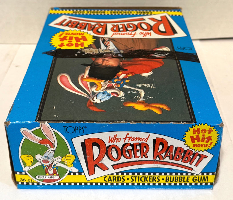 Roger Rabbit (Who Framed) Movie Vintage Bubble Gum Card Box 36 Packs Topps 1988 - TvMovieCards.com