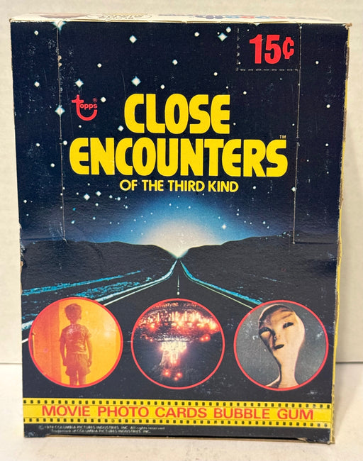 1978 Close Encounters Third Kind Wax Vintage Trading Card Box 36 Packs Topps - TvMovieCards.com