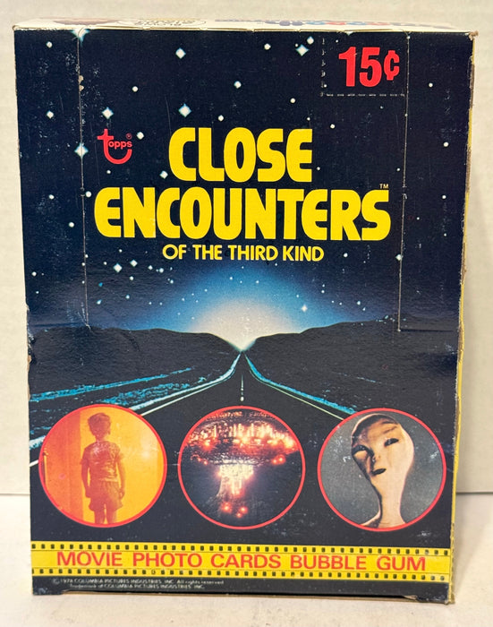 1978 Close Encounters Third Kind Wax Vintage Trading Card Box 36 Packs Topps - TvMovieCards.com