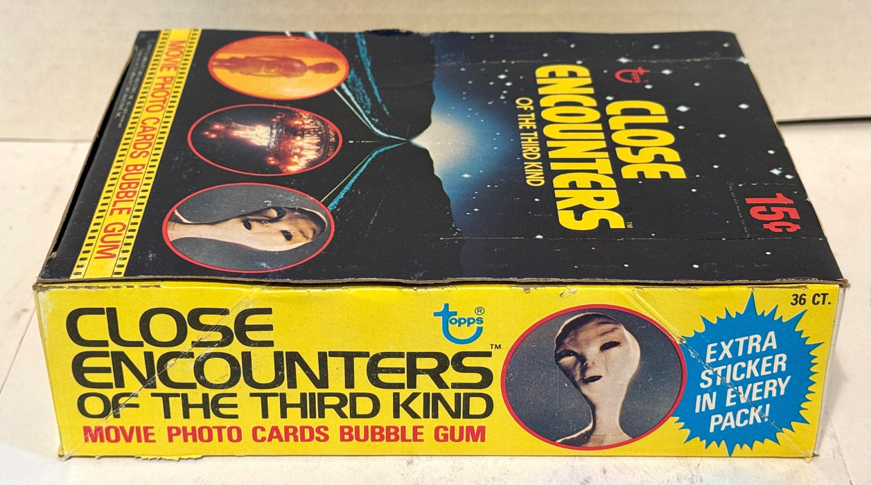 1978 Close Encounters Third Kind Wax Vintage Trading Card Box 36 Packs Topps - TvMovieCards.com