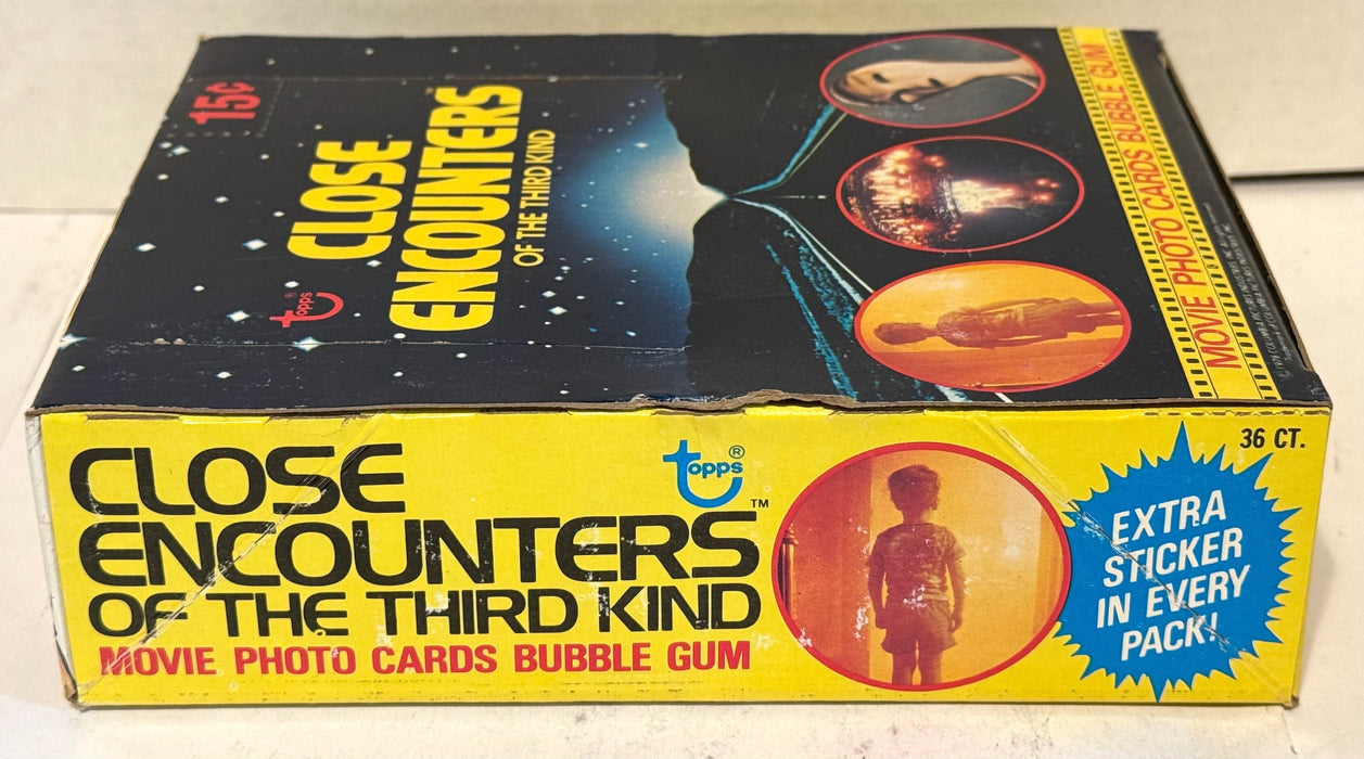 1978 Close Encounters Third Kind Wax Vintage Trading Card Box 36 Packs Topps - TvMovieCards.com