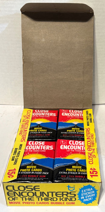 1978 Close Encounters Third Kind Wax Vintage Trading Card Box 36 Packs Topps - TvMovieCards.com